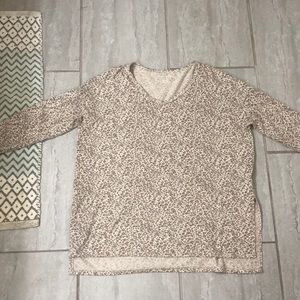 long sleeve cheetah american eagle top